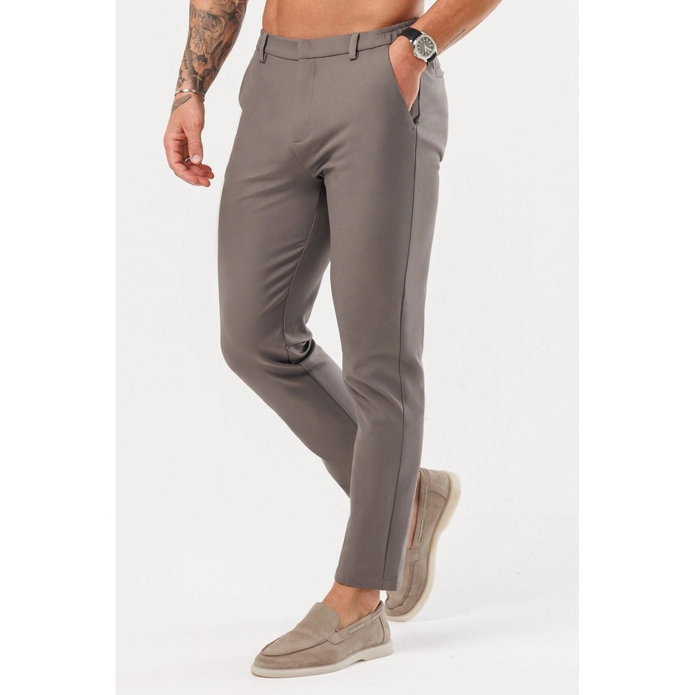 Legend Men Hybrid Trouser Dark Grey Slim Leg Stretch Water Proof Size 34